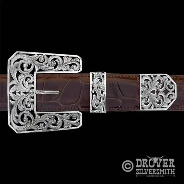 The Cattleman Sterling Silver Belt Buckle